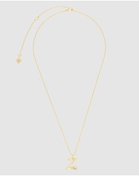 Wanderlust + Co - Alphabet Bubble Pendant Necklace - Letter Z