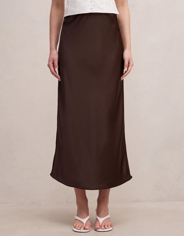 Forever New - Sally Satin Slip Skirt