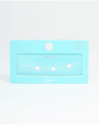 Lovisa - Sterling Silver Flower Trio Bracelet