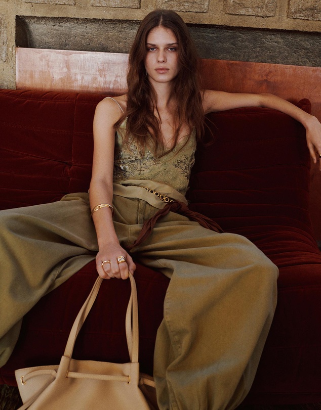M.N.G - Embroidered Applique Top