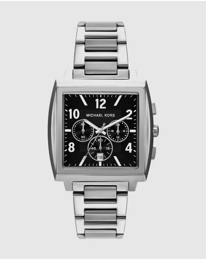 Michael Kors - Rhys Silver Tone Chronograph Watch