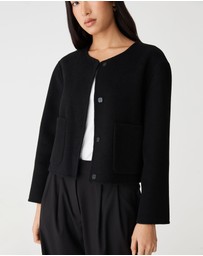 Forcast - Alani Crop Wool Jacket