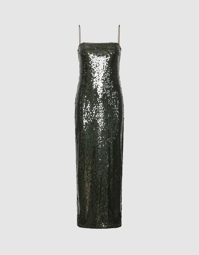 ROTATE - Sequins Maxi Slip Dress
