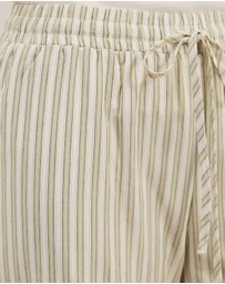 Atmos&Here - Elis Cotton Pants With Drawstring Detail At Waist