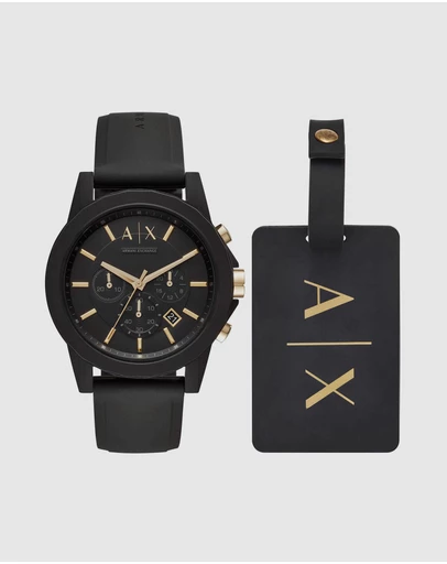 Armani Exchange - Black Chronograph Watch AX7105