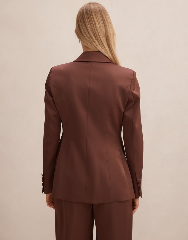 Forever New - Solana Satin Single Breasted Blazer