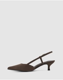 Verali - Lucas Slingback Kitten Heels