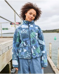 Skwosh - Shady Beaches Polar Fleece Jacket