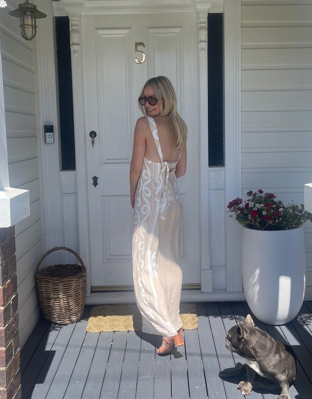 Esther & Co - Holden Dress - Beige Floral
