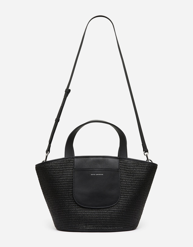 David Lawrence - Menzia Raffia Tote Bag