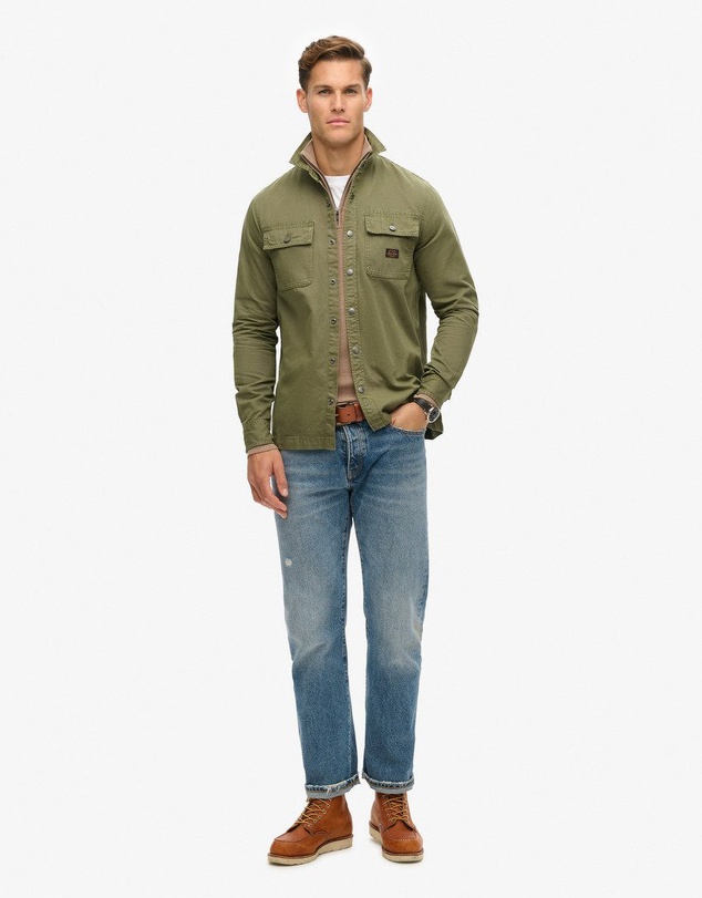 Superdry - Organic Cotton Canvas Workwear Overshirt