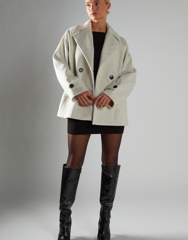 Glamorous - Double-Breasted Short-Coat
