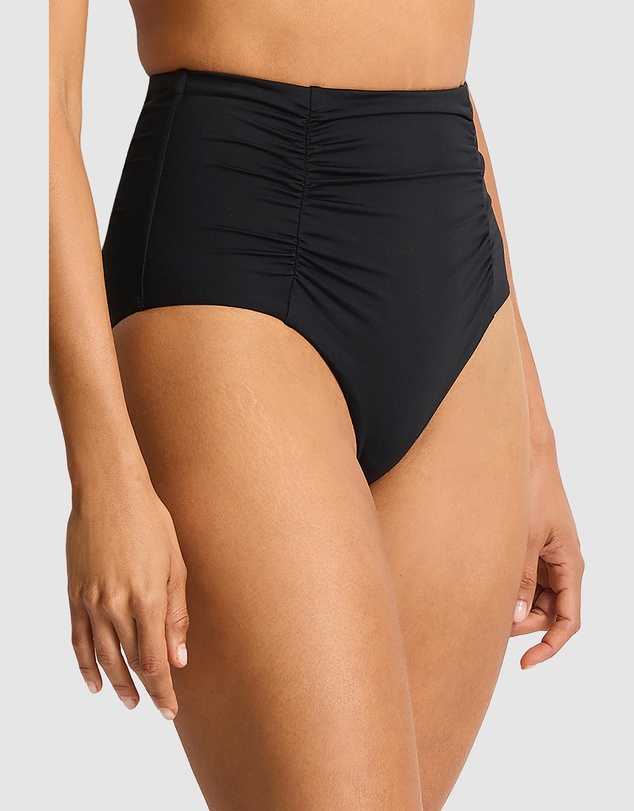 Sea Level Australia - Essentials Edit Super High Waist Bikini Bottoms