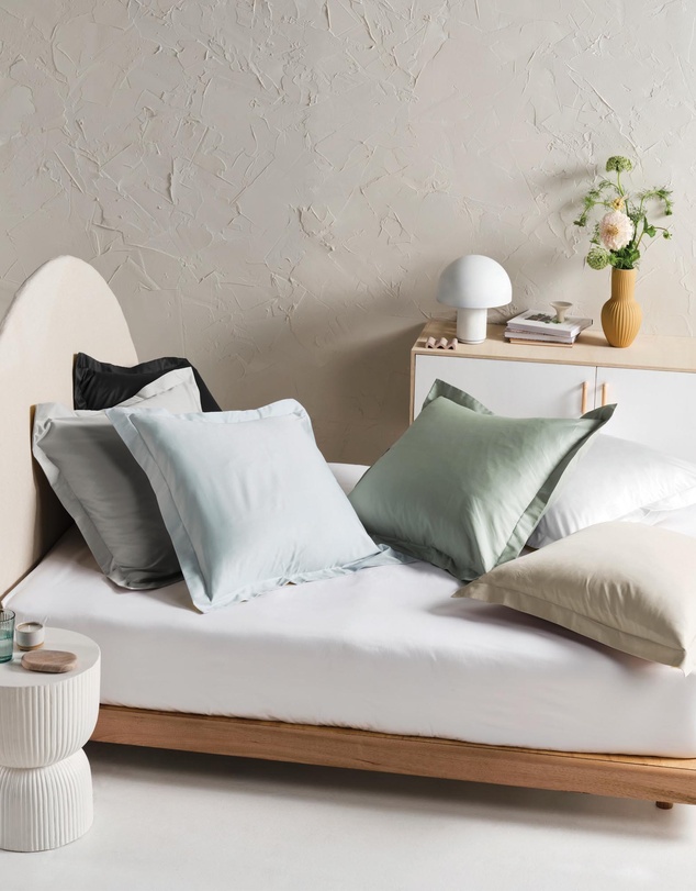 Linen House - Augusta 500THC Cotton Sateen European Pillowcase