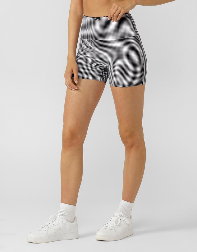 Lorna Jane - Check On It 9cm Bike Shorts