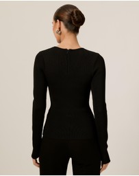 Tussah - Crew Neckline With Under Bust Seam Top