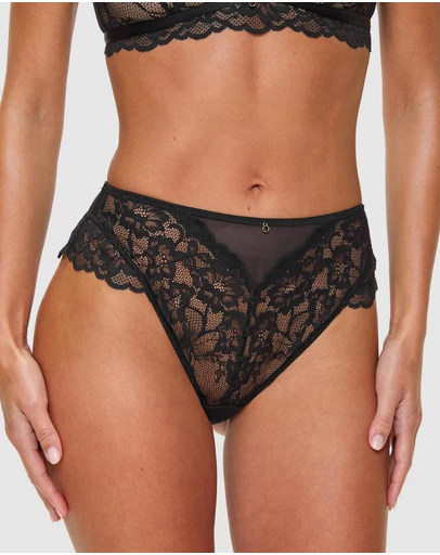 Ann Summers - Sexy Lace High Waisted Brazilian Briefs