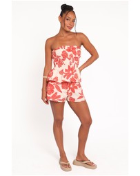 Petal & Pup - Luna Short Set - Red Floral