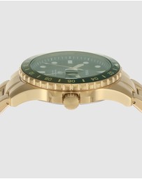 Fossil - Fossil Blue Dive Gold Tone Analogue Watch