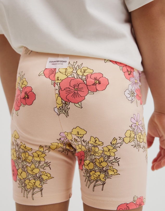 Country Road - Organically Grown Cotton Blend Printed Bike Short