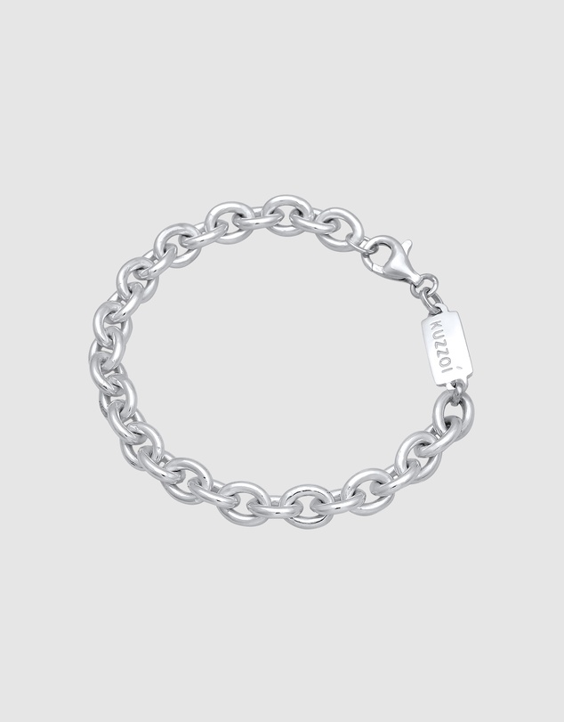 Kuzzoi - ICONIC EXCLUSIVE - Classic Cable Chain Bracelet in 925 Sterling Silver