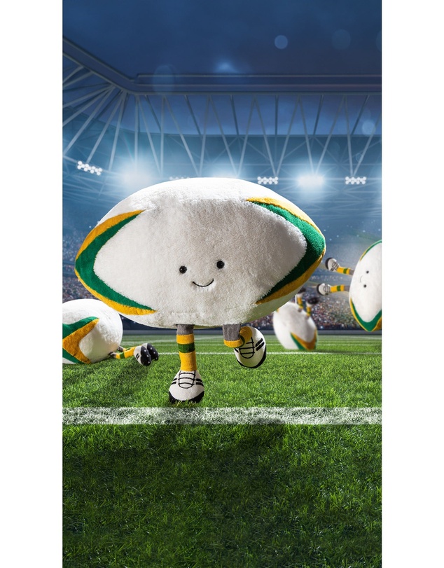 Jellycat - Amuseables Sports Australian Rugby Ball
