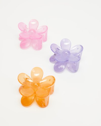 Flower Claw Clips - 3 Pack - Kids