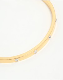 Lovisa - Gold Plated Diamante Wrist Cuff