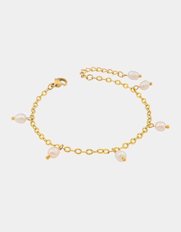 Zoe Olivia - Waterproof Luna Cultured Freshwater Pearl Bracelet