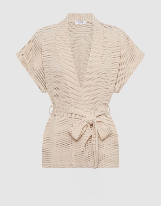 Arms Of Eve - Sardinia Wrap Top - Coconut