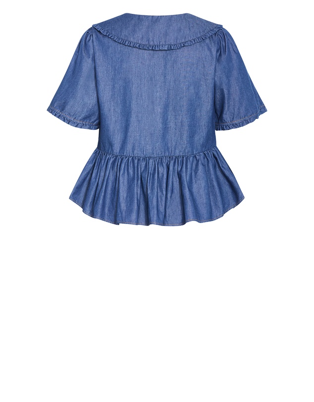 City Chic - Denim Prairie Top