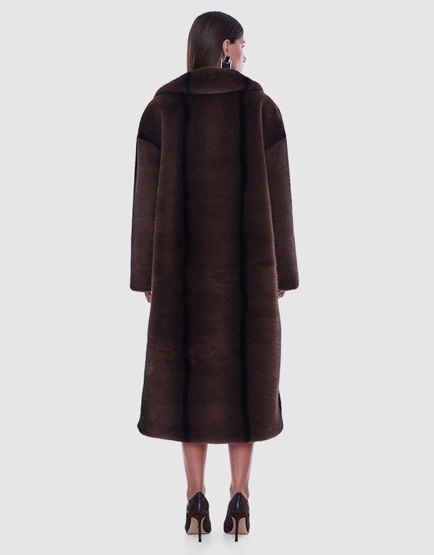 ENA PELLY - Nova Longline Faux Fur Jacket
