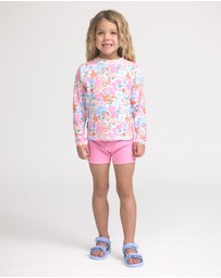 Crywolf - LONG SLEEVE RASH VEST Berry Garden