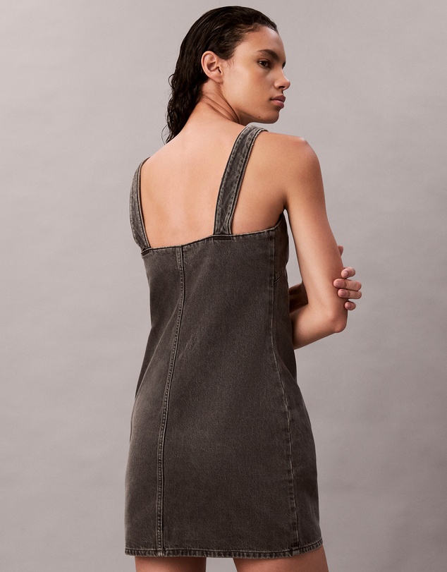 Calvin Klein Jeans - Denim Scoopneck Mini Dress