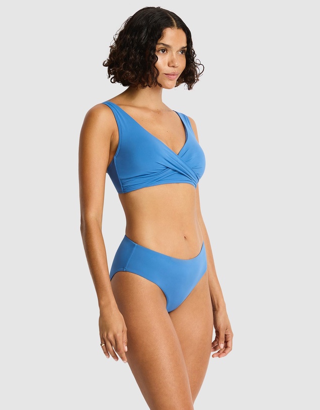 Sea Level Australia - Essentials Edit Cross Front Multifit Bra Top