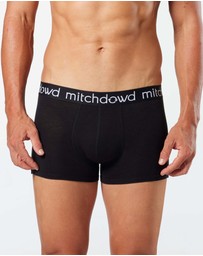 Mitch Dowd - Mens Bamboo Trunk 3 Pack - Black