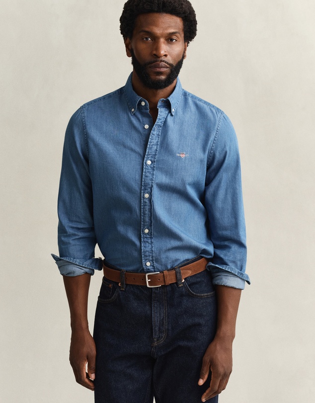 Gant - Slim Fit Indigo Shirt