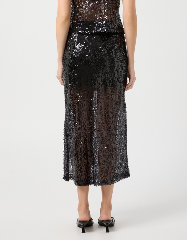 Third Form - Reflection Sequin Midi Skirt