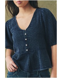 NEXT - Puff Short Sleeve Doublecloth Blouse