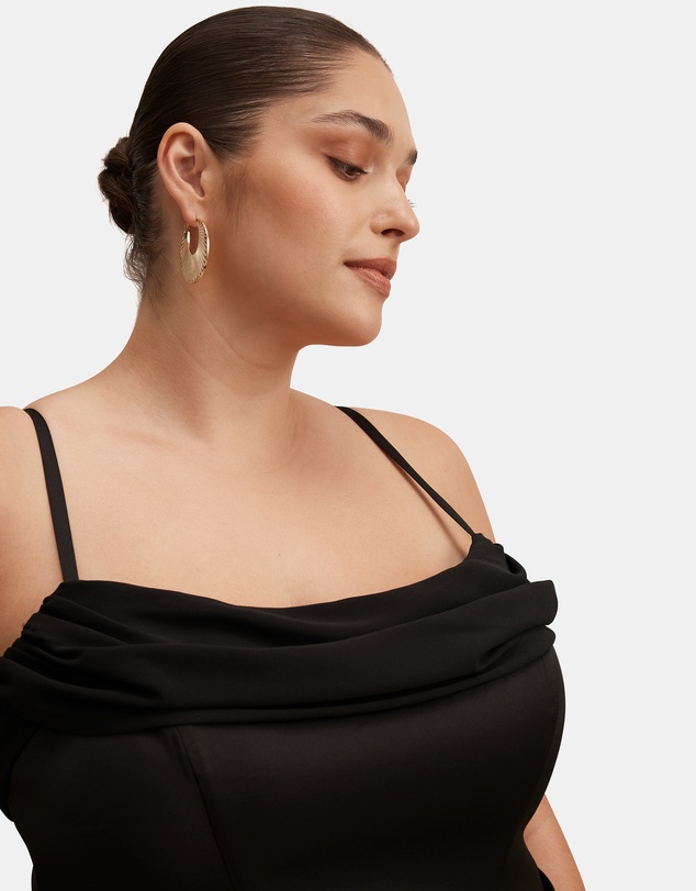 Forever New Curve - Claudia Curve Strappy Corset Maxi Dress