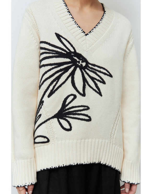 NEXT - 100% Cotton V-Neck Jumper