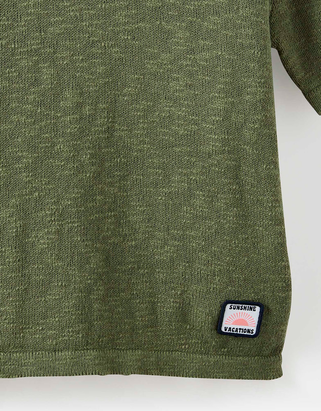 Cotton On Kids - Oversized Colour Block Knit Polo