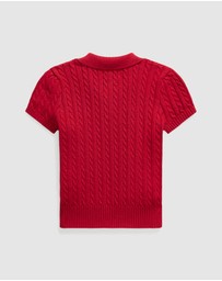 Polo Ralph Lauren - Mini-Cable Cotton Polo Sweater - ICONIC EXCLUSIVE - Kids
