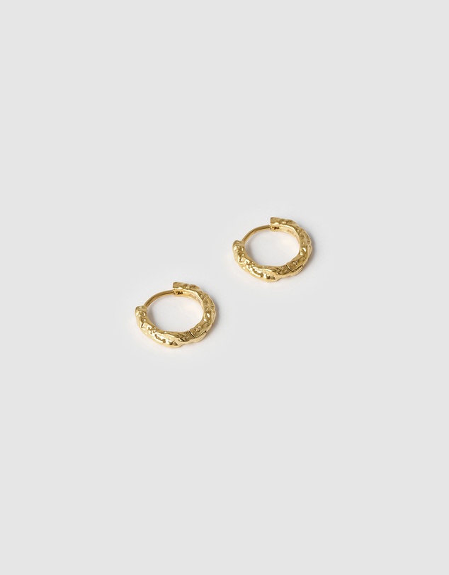 Arms Of Eve - Kira Gold Hoop Earrings - Mini