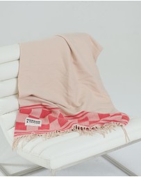 Morgan & Taylor - Peiskos Throw Blanket in Beige