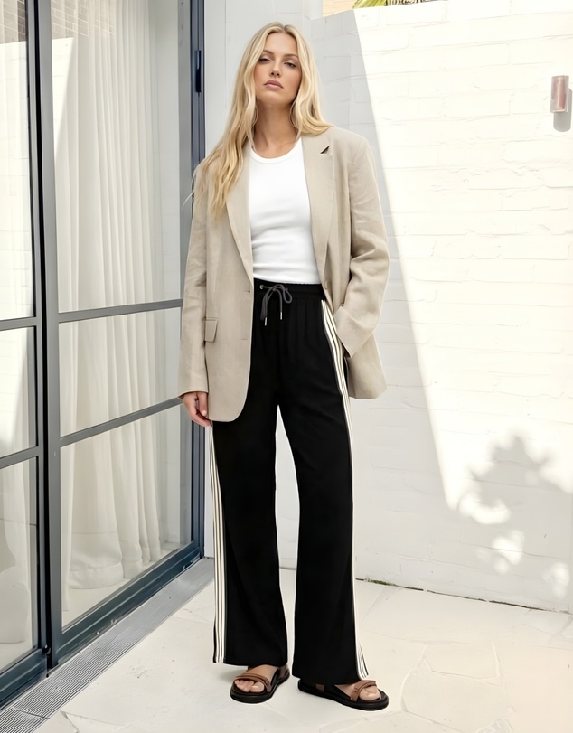 Esther & Co - Iverie Pants - Black Multi