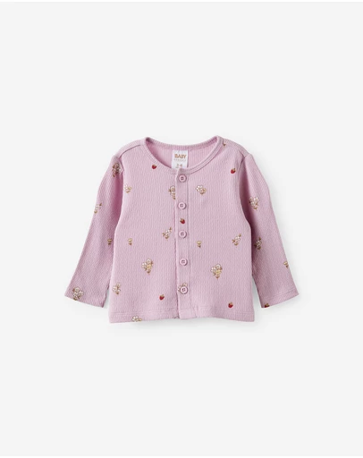 Cotton On Kids - Organic Pointelle Cardigan
