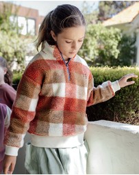 Olive & The Captain - Horizion Lined Zip Jumper