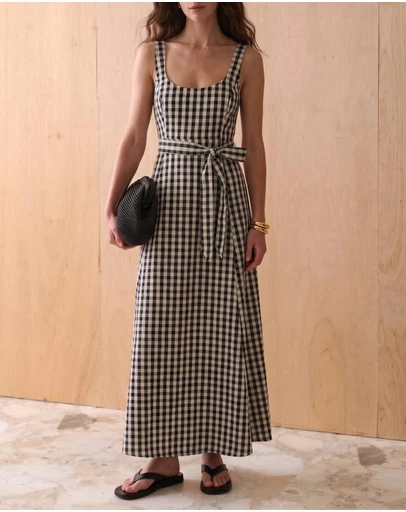 Atmos&Here - Grace Gingham Midi Dress