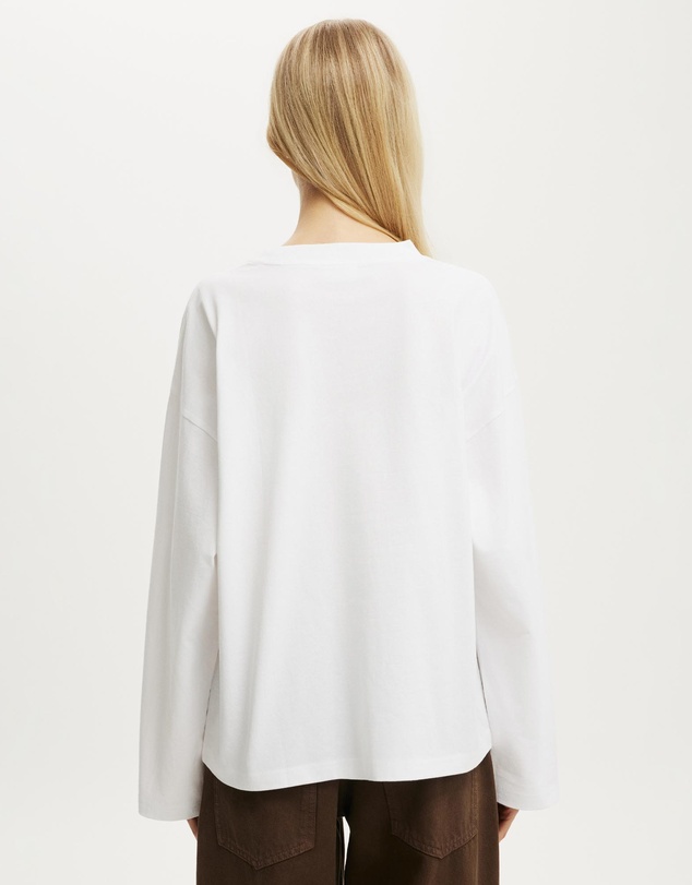 Cotton On - Boxy Long Sleeve Top